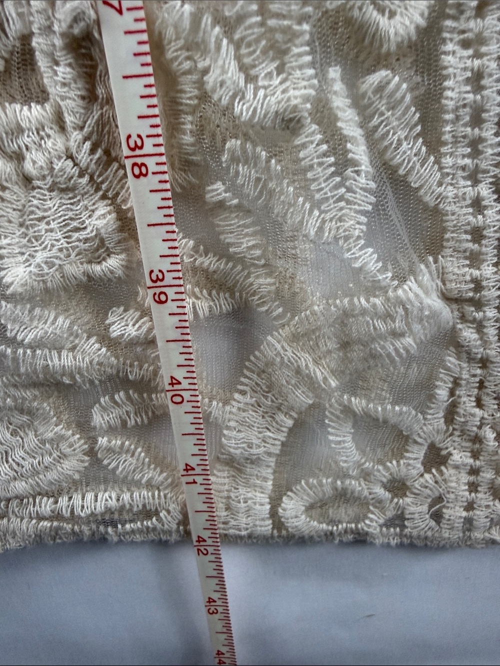 Rebellion Again Ivory Lace Cardigan Size S - Picture 2 of 5